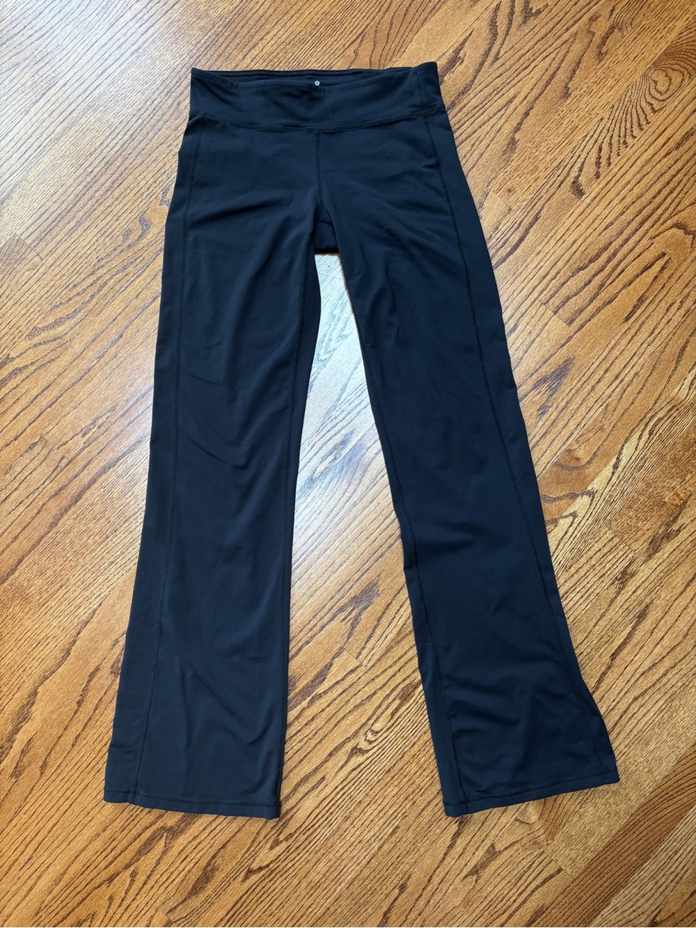 Athleta Black Flare Mid-Rise Active Leggings Yoga Pants